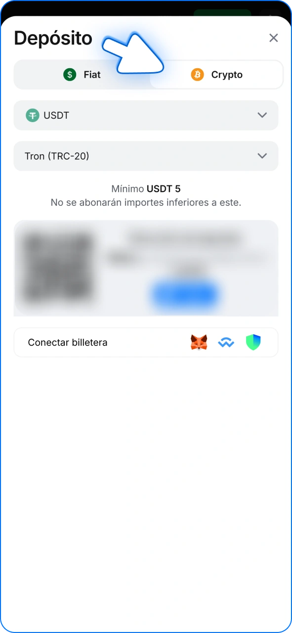 Realiza un depósito en criptomonedas y reclama bonos con código promocional en la aplicación 1w.