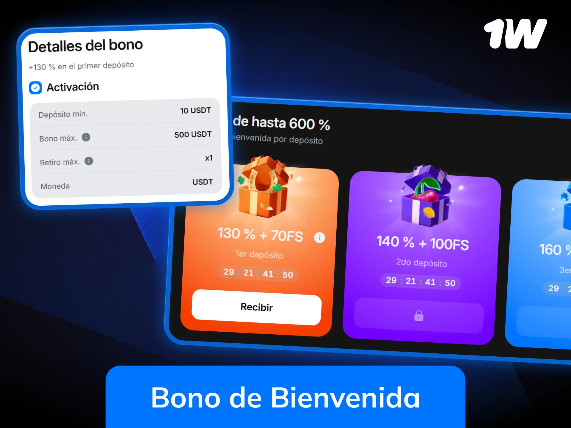 Reclama el bono para tus apuestas de esports ingresando en 1w.